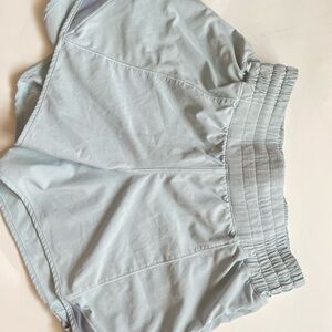 lululemon athletica Pale Blue Smocked Waist Athletic Shorts